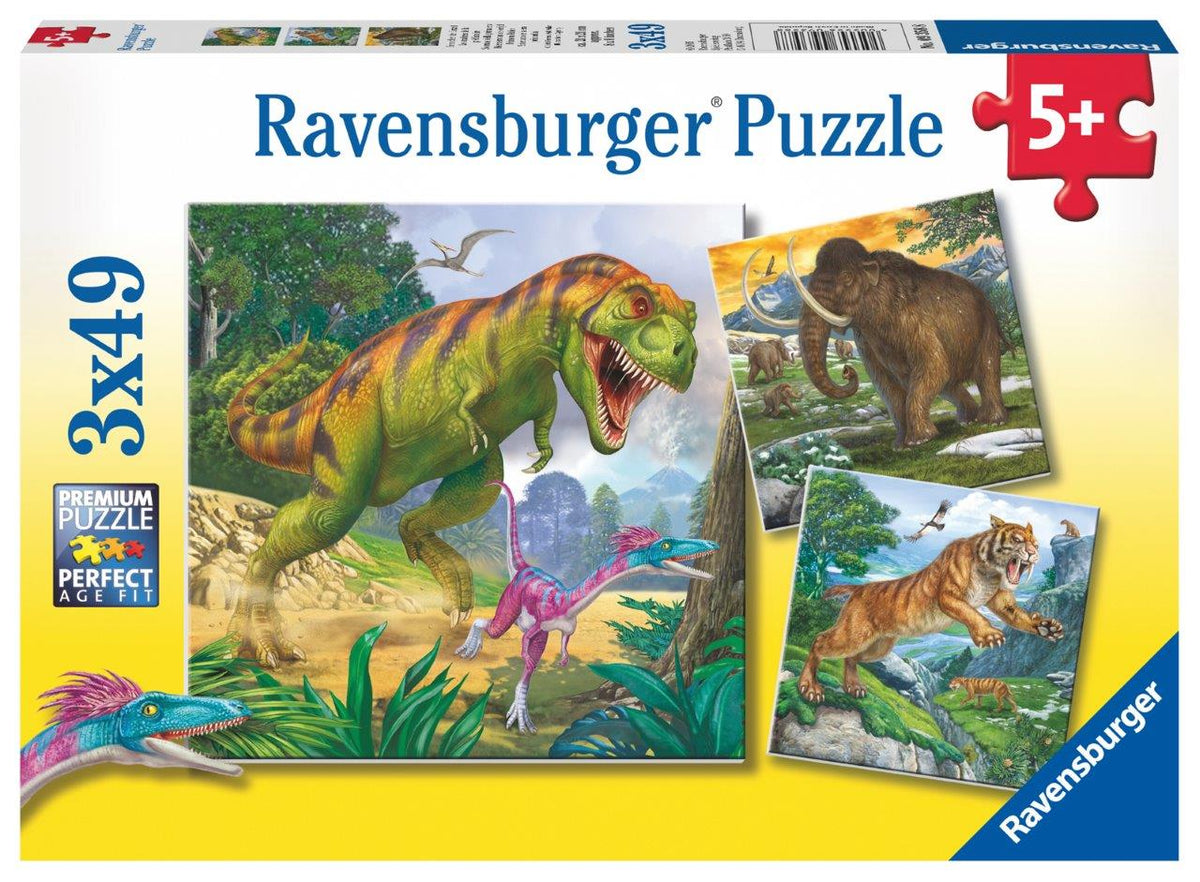 Primeval Ruler 3x49pc [Ravensburger Puzzle]