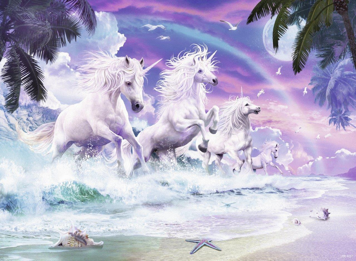 Unicorns On The Beach Puzzle 150pc [Ravensburger Puzzle]