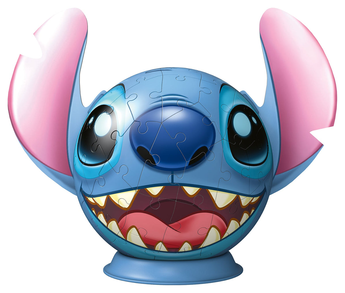 3D Puzzle Ball: Disney Stitch 72pc [Ravensburger Puzzle]