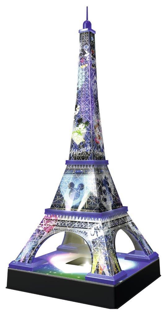 Mickey Minnie Eiffel Tower 3D Build 216pc [Ravensburger Puzzle]