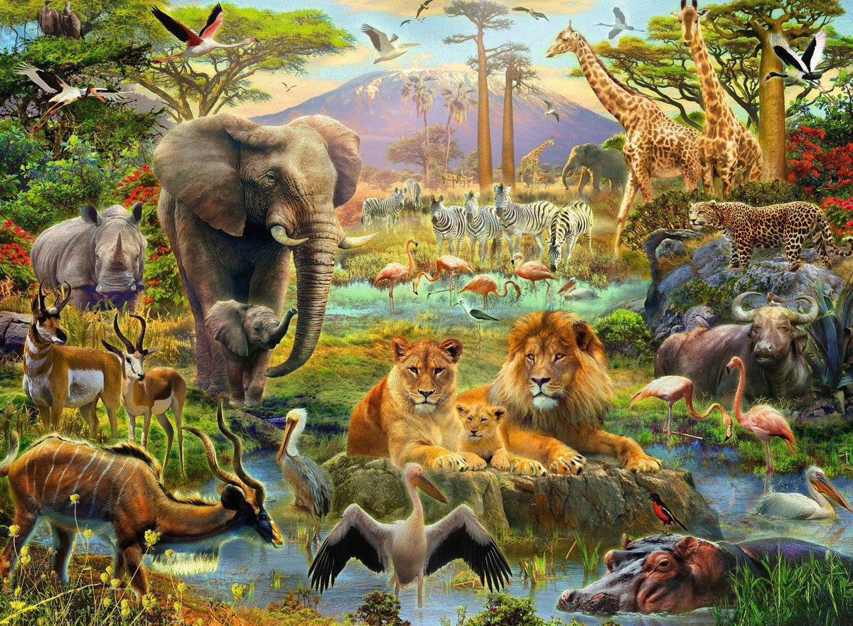 Animals of the Savannah 200pc [Ravensburger Puzzle]