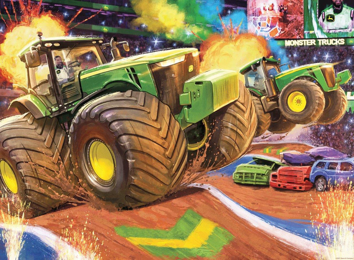 John Deere Big Wheels Puzzle 100pc [Ravensburger Puzzle]