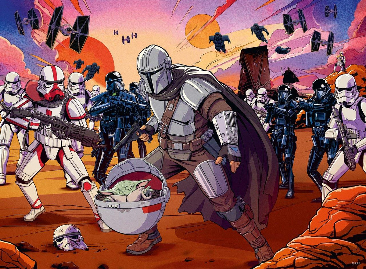 Star Wars: The Mandalorian Face-Off 200pc [Ravensburger Puzzle]