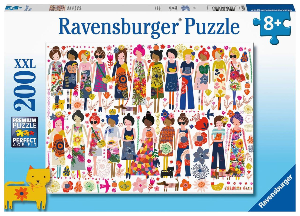 Flowers and Friends 200pc [Ravensburger Puzzle]