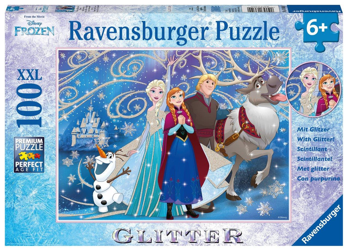Disney Frozen Glittery Snow 100pc [Ravensburger Puzzle]