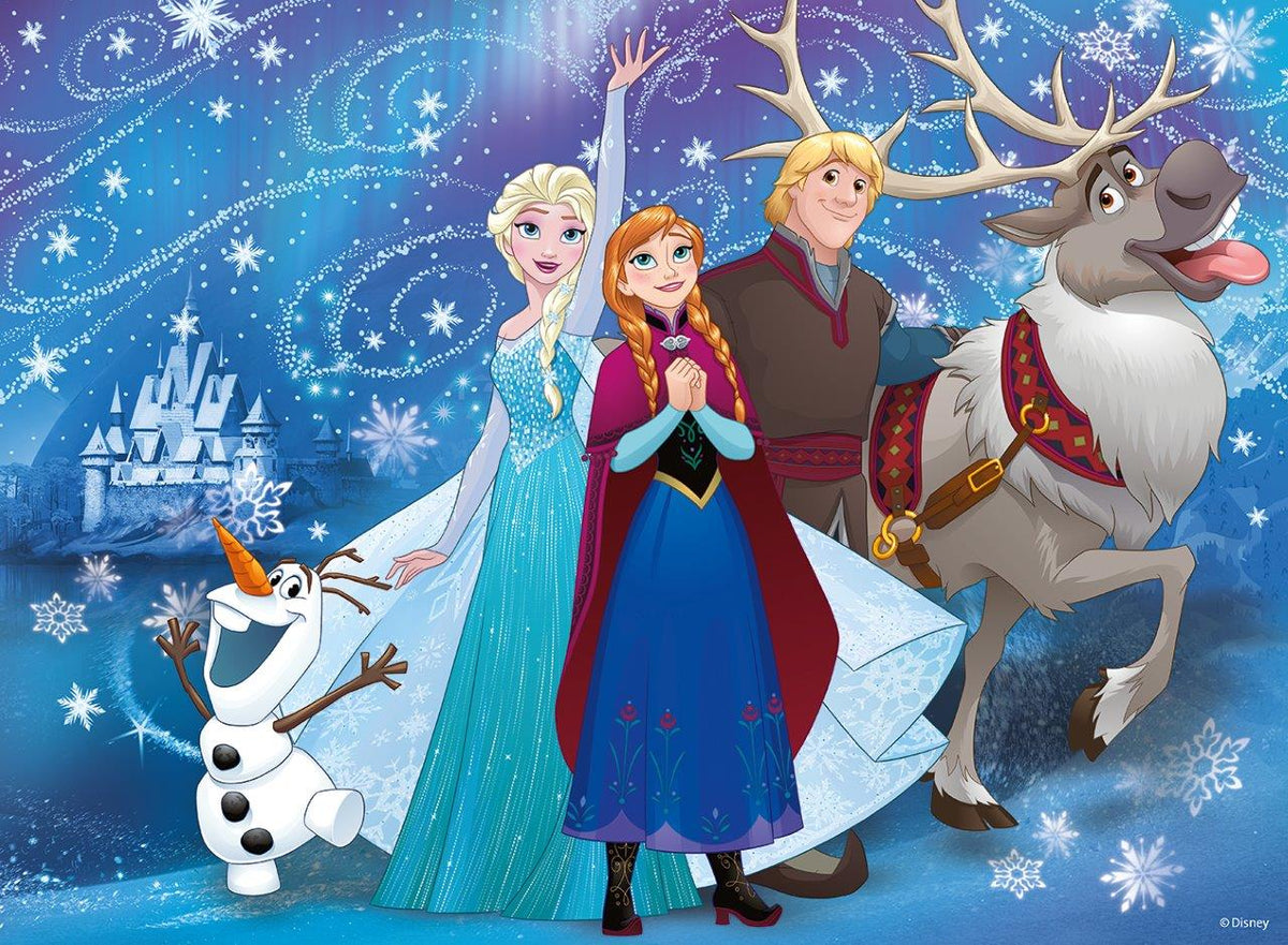 Disney Frozen Glittery Snow 100pc [Ravensburger Puzzle]