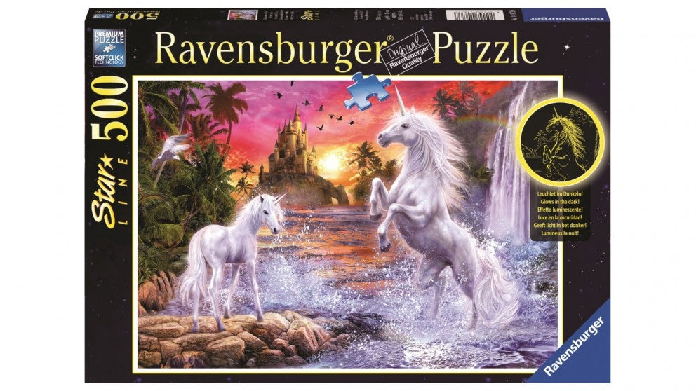 Unicorns at the River Starline 500pc [Ravensburger Puzzle]