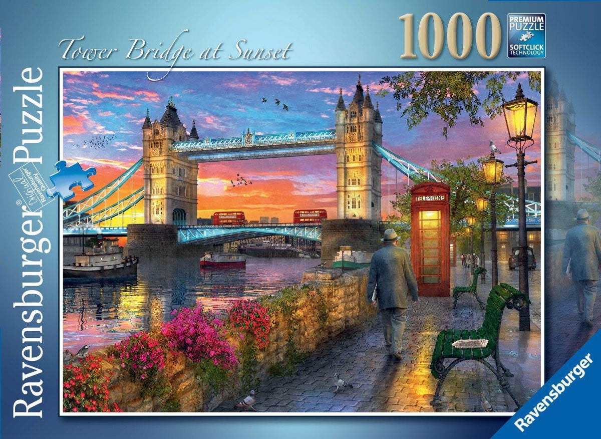 Tower Bridge at Sunset Puzzle 1000pc [Ravensburger Puzzle]