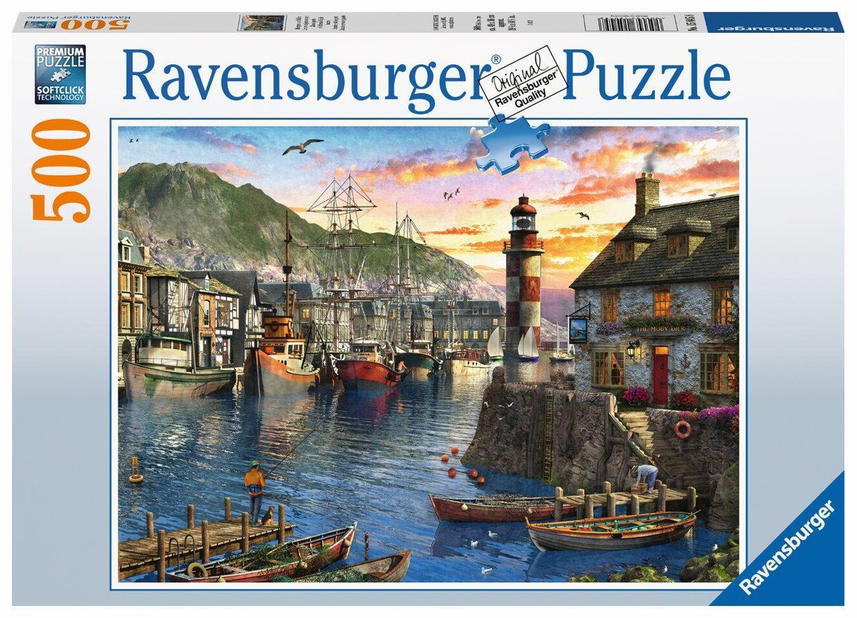 Sunrise at the Port Puzzle 500pc [Ravensburger Puzzle]