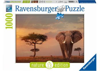 Elephant Of The Massai Mara 1000pc (Ravensburger Puzzle)