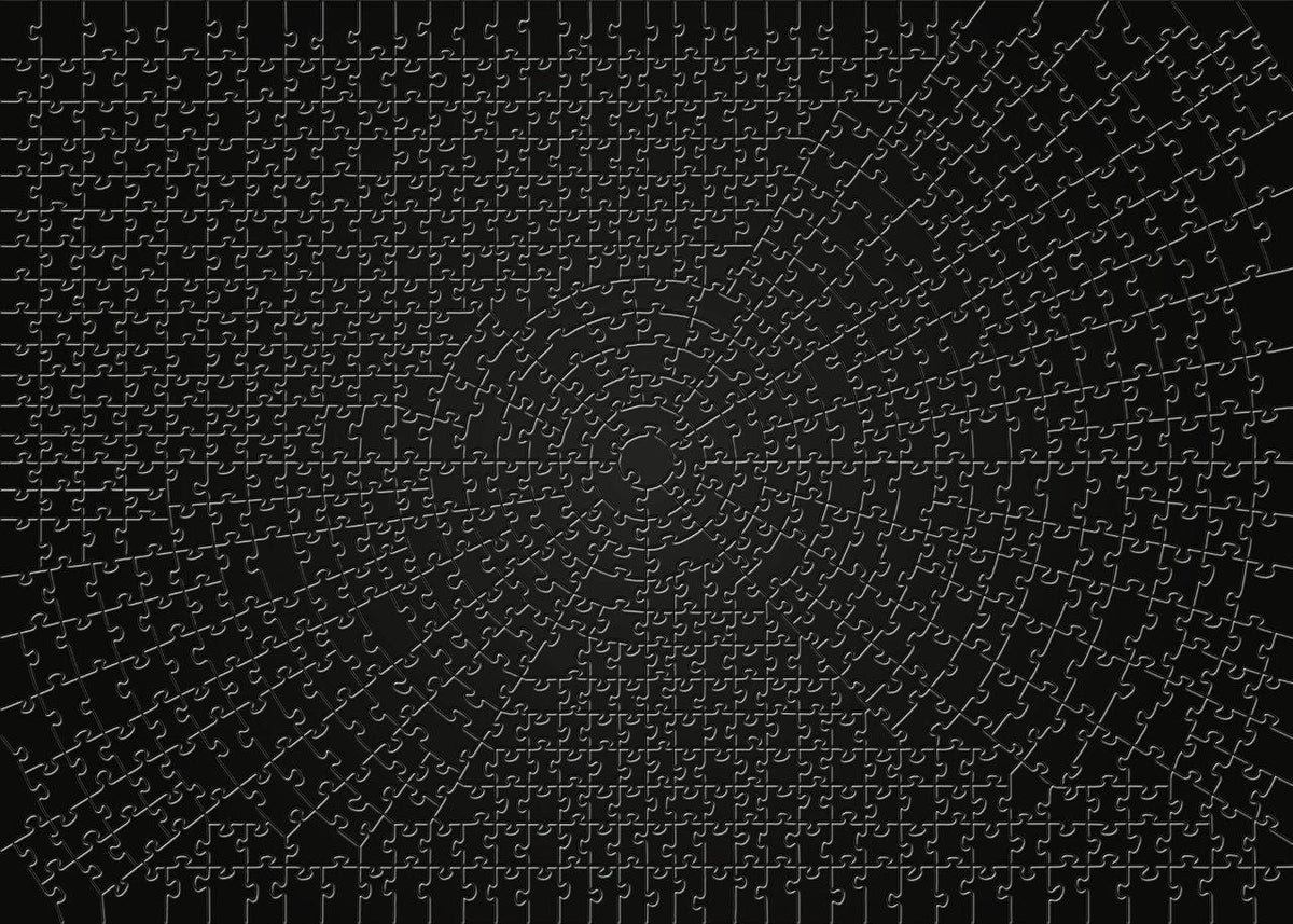 KRYPT Black Spiral 736pc [Ravensburger Puzzle]
