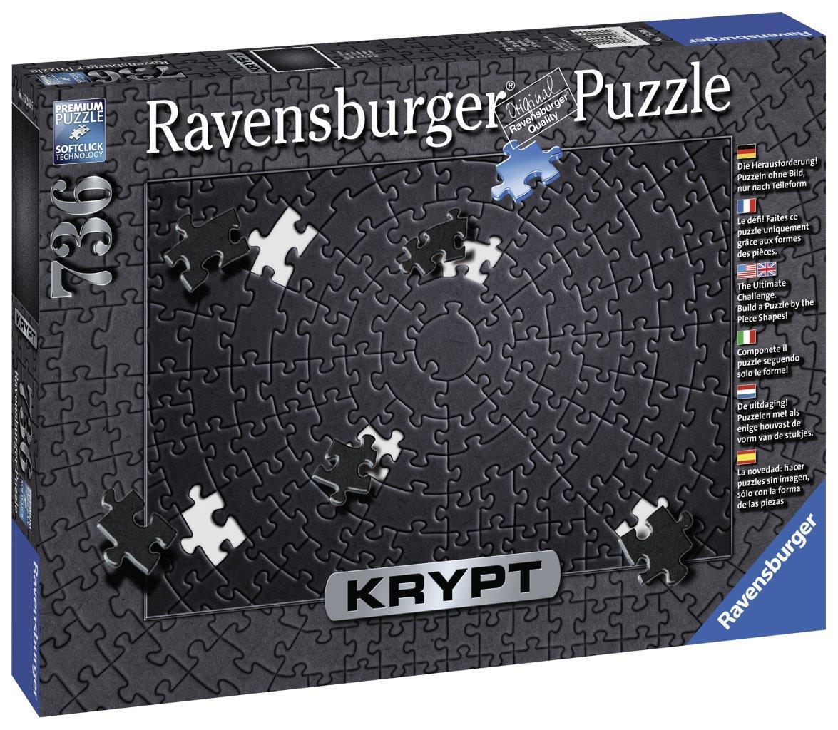 KRYPT Black Spiral 736pc [Ravensburger Puzzle]