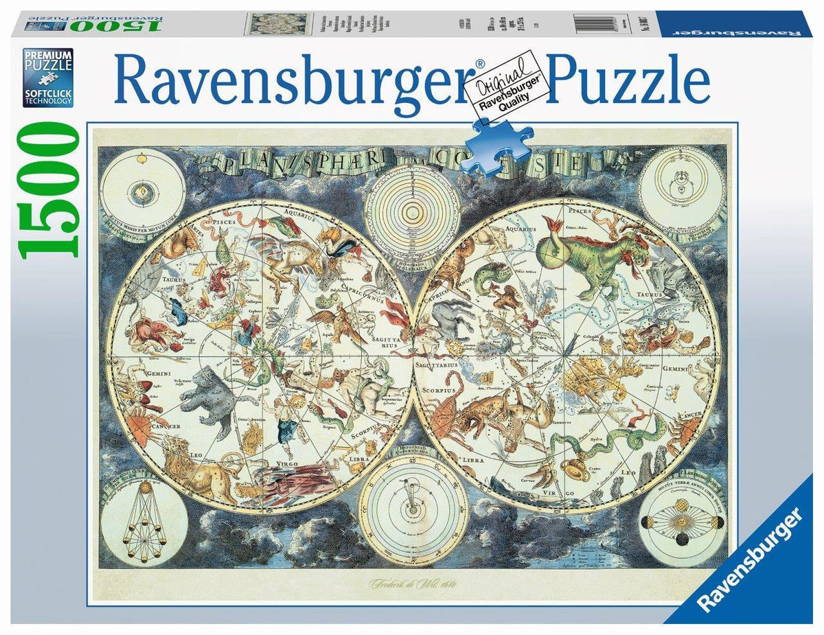 World Map Of Fantastic Beasts 1500pc [Ravensburger Puzzle]