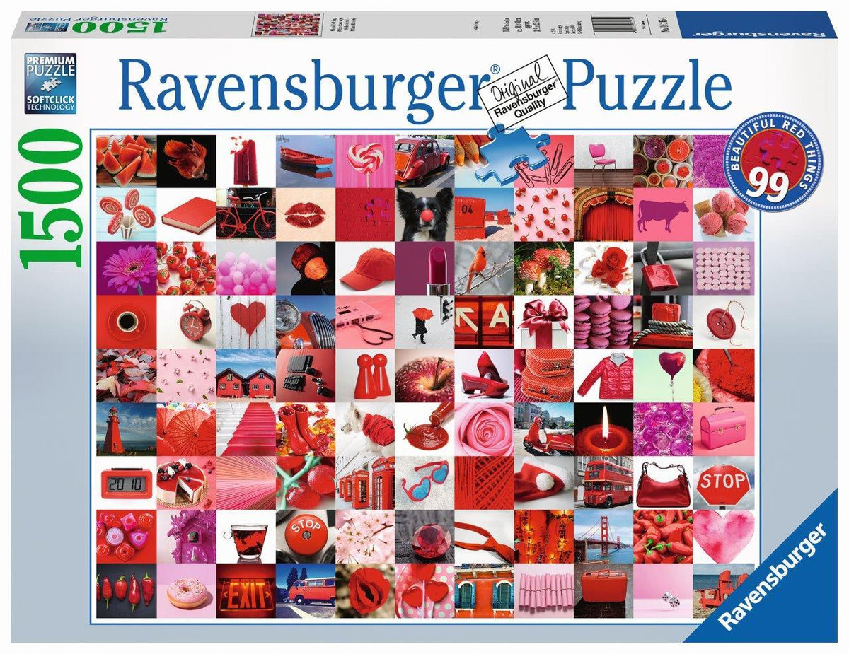 99 Beautiful Red Things Puzzle 1500pc (Ravensburger Puzzle)