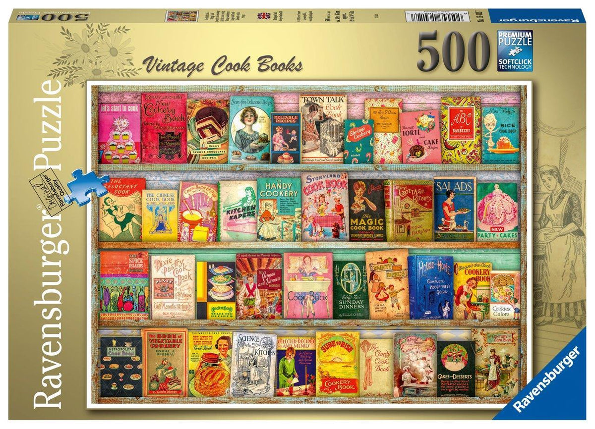 Vintage Cook Books 500pc [Ravensburger Puzzle]