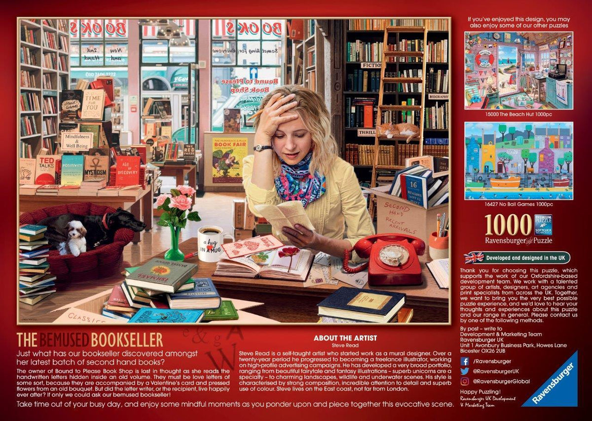 The Bemused Bookseller 1000pc [Ravensburger Puzzle]