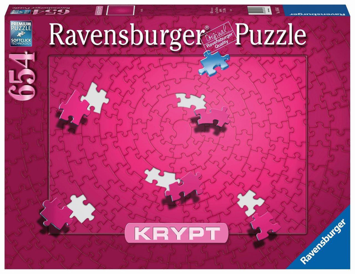 KRYPT Pink Spiral 654pc [Ravensburger Puzzle]