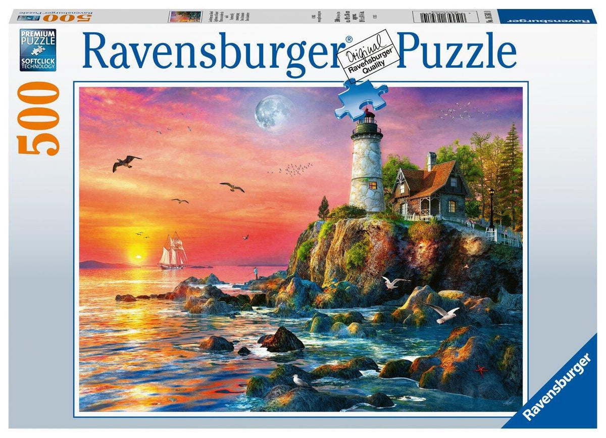 Lighthouse at Sunset 500pc [Ravensburger Puzzle]