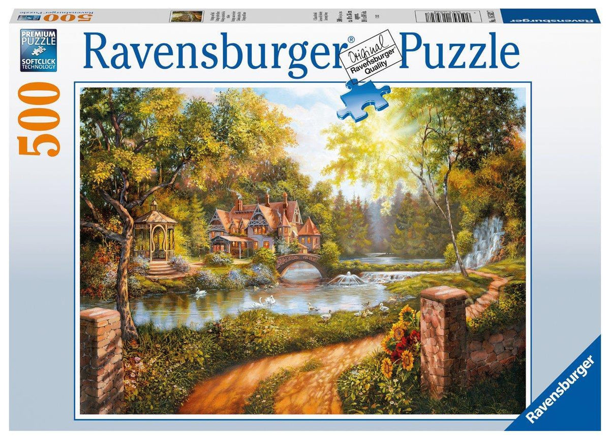 Cottage by the River 500pc [Ravensburger Puzzle]