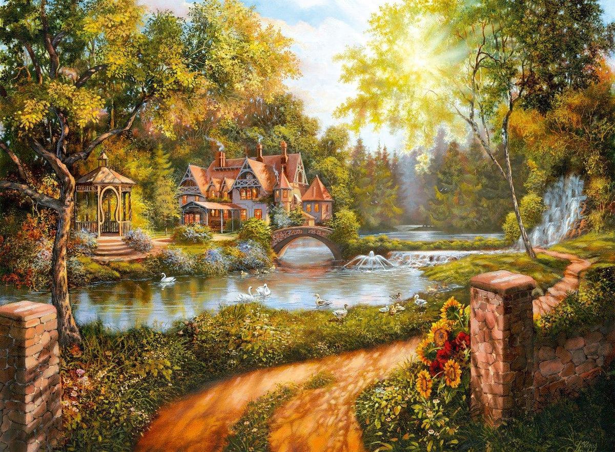 Cottage by the River 500pc [Ravensburger Puzzle]