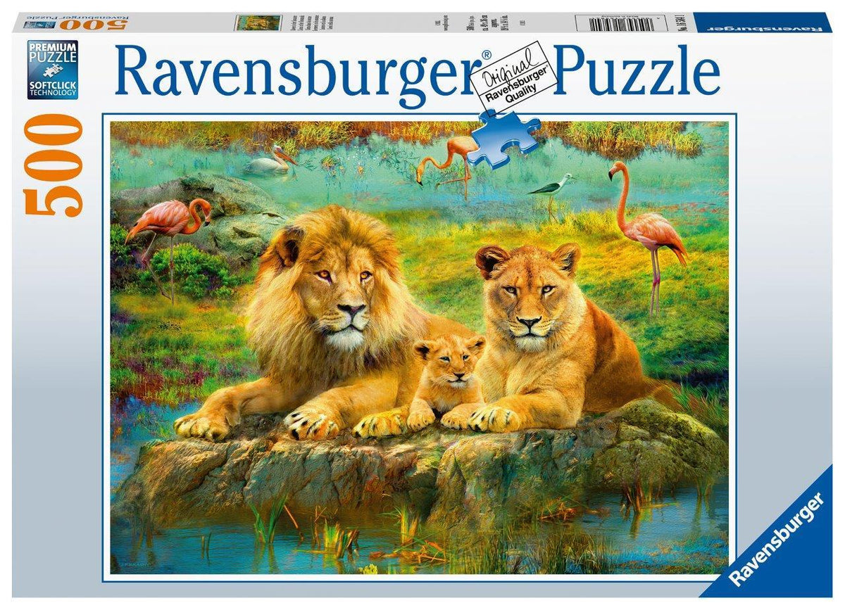 Lions in the Savannah 500pc [Ravensburger Puzzle]