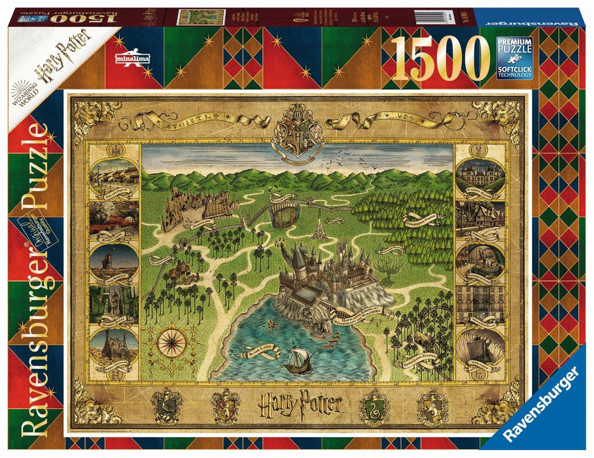 Harry Potter Hogwarts Map 1500pc [Ravensburger Puzzle]