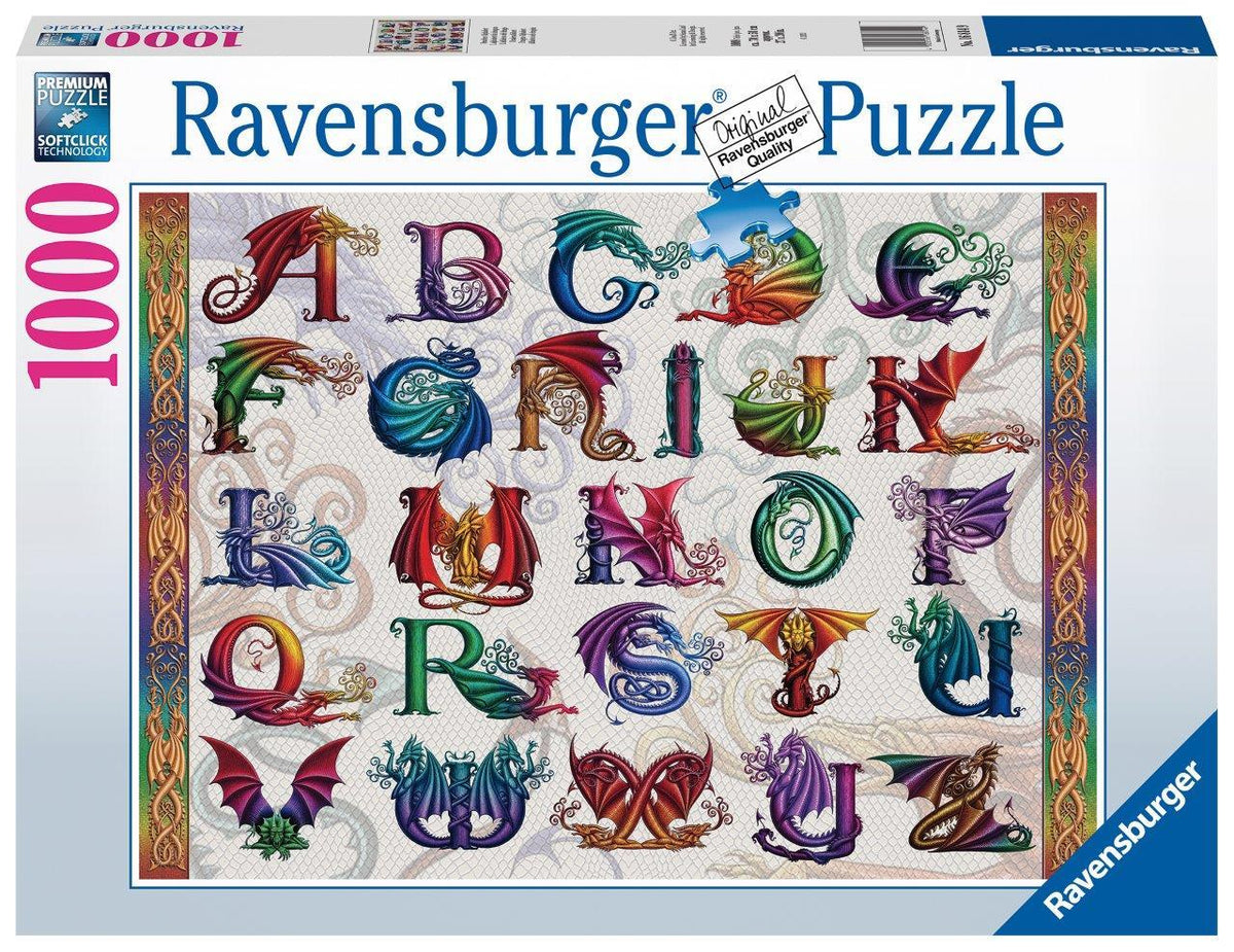 Dragon Alphabet Puzzle 1000pc [Ravensburger Puzzle]