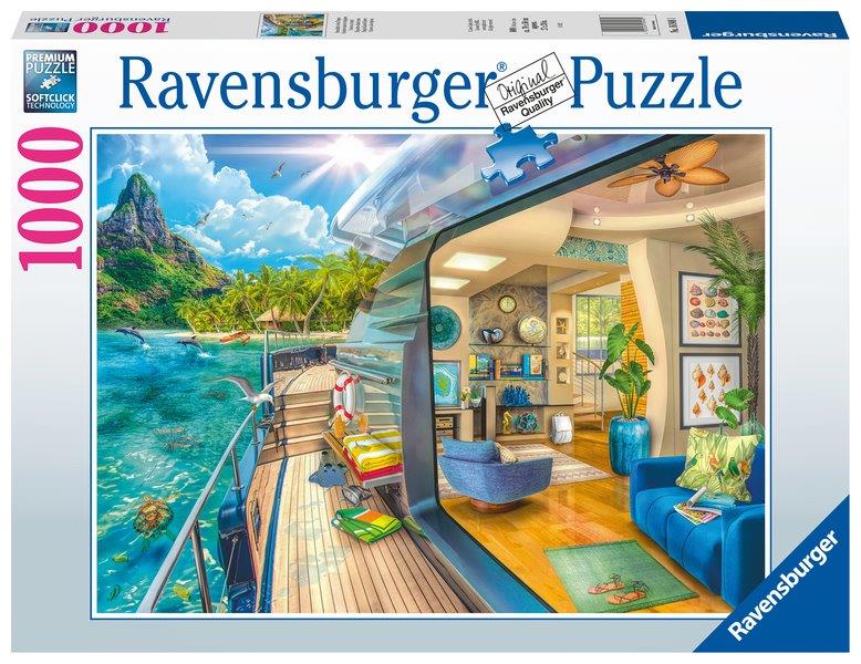 Tropical Island Charter 1000pc [Ravensburger Puzzle]