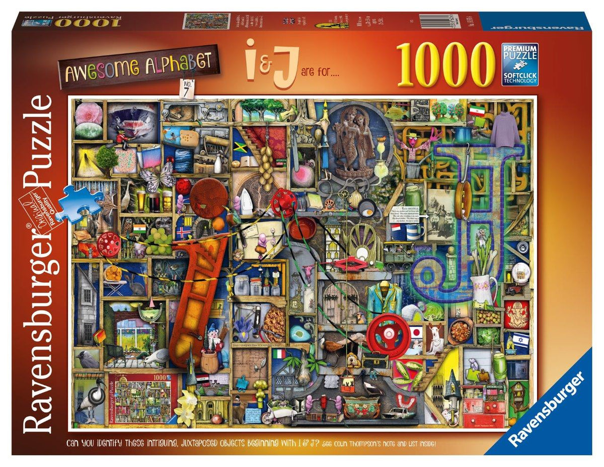 Awesome Alphabet I &amp; J Puzzle 1000pc [Ravensburger Puzzle]