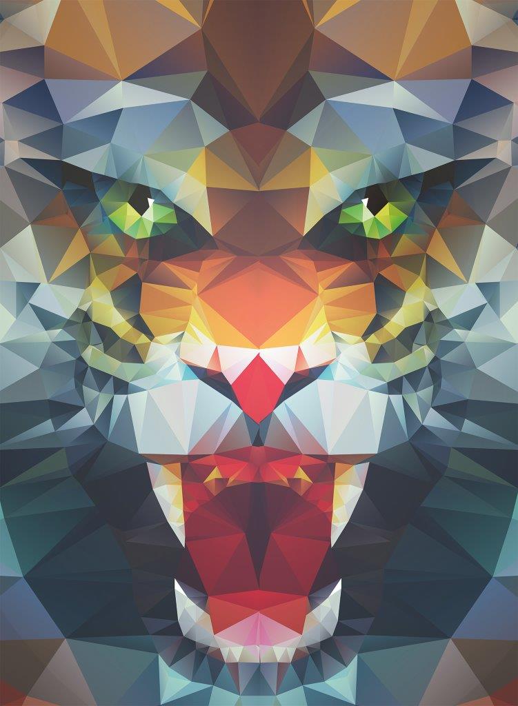 Polygon Lion 500pc [Ravensburger Puzzle]
