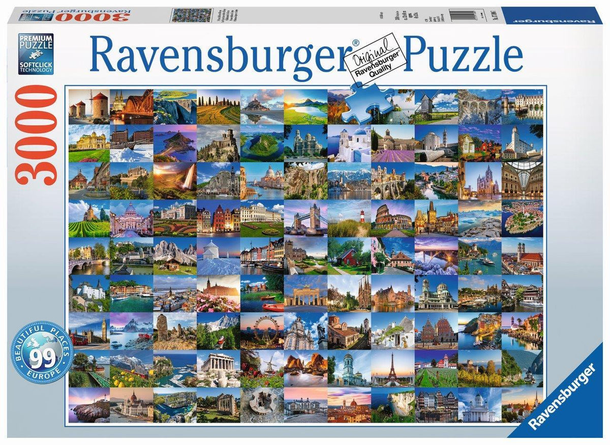 99 Beautiful Places Of Europe 3000pc [Ravensburger Puzzle]