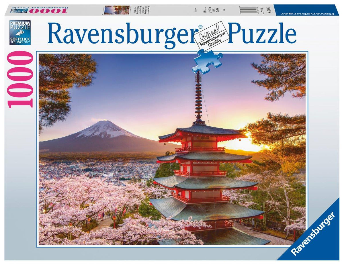 Mount Fuji Cherry Blossom View 1000pc [Ravensburger Puzzle]