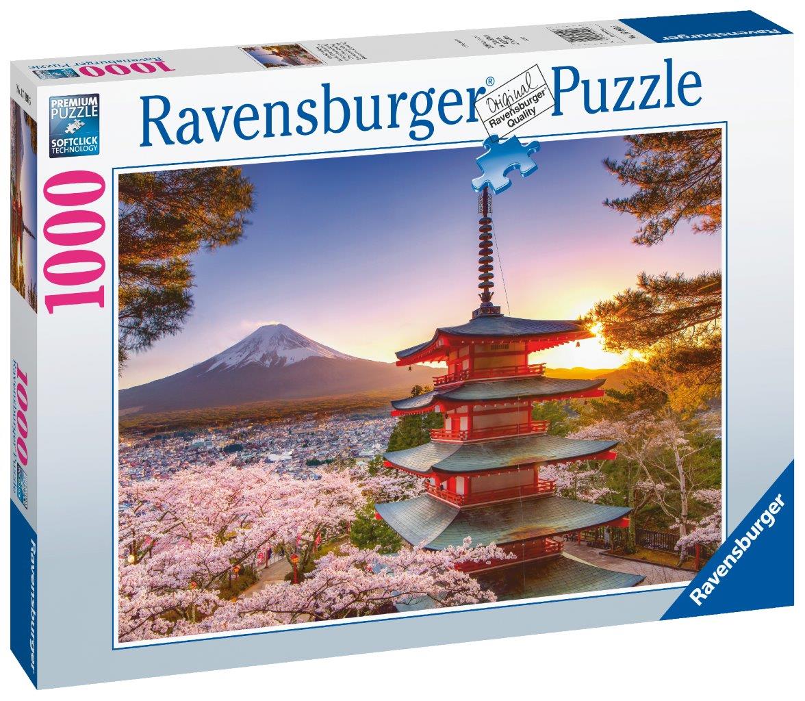 Mount Fuji Cherry Blossom View 1000pc [Ravensburger Puzzle]