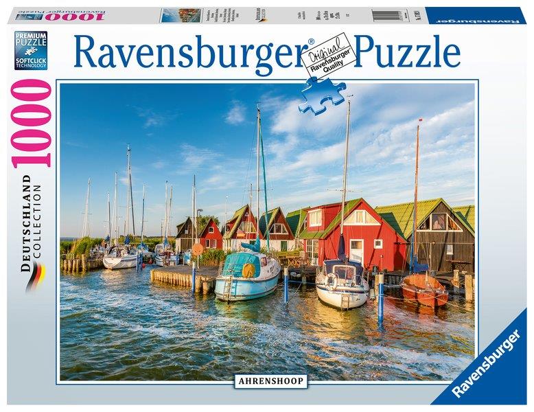 Colourful Harbourside, Germany 1000pc [Ravensburger Puzzle]