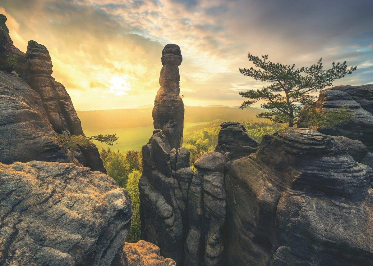 Monolith, Elbe Sandstone Mountains 1000pc [Ravensburger Puzzle]