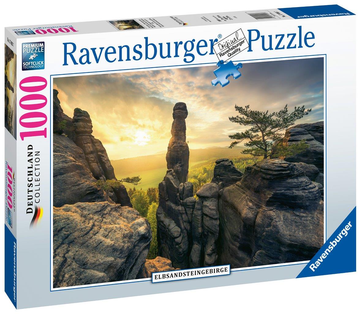 Monolith, Elbe Sandstone Mountains 1000pc [Ravensburger Puzzle]