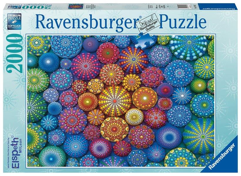Radiating Rainbow Mandalas 2000pc [Ravensburger Puzzle]
