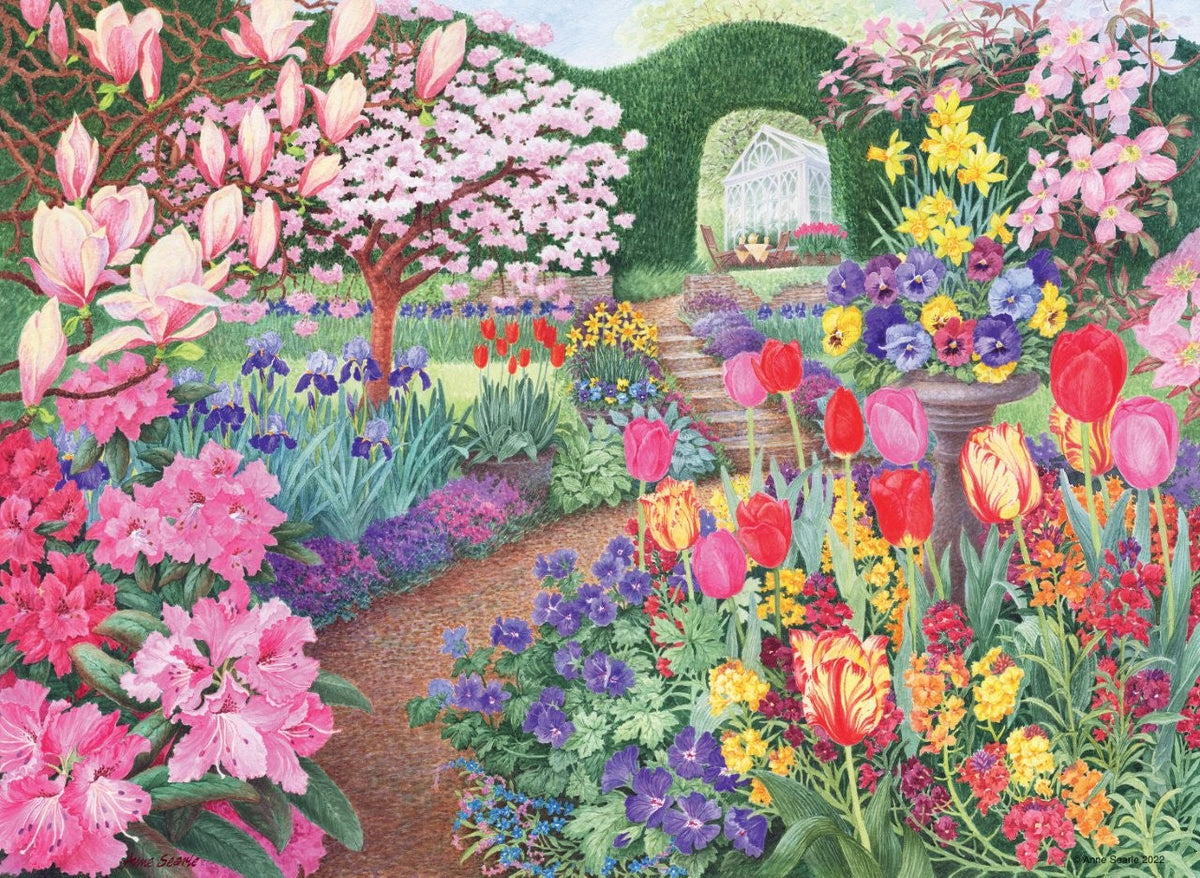 Happy Days: #4 Glorious Gardens 4x500pc [Ravensburger Puzzle]