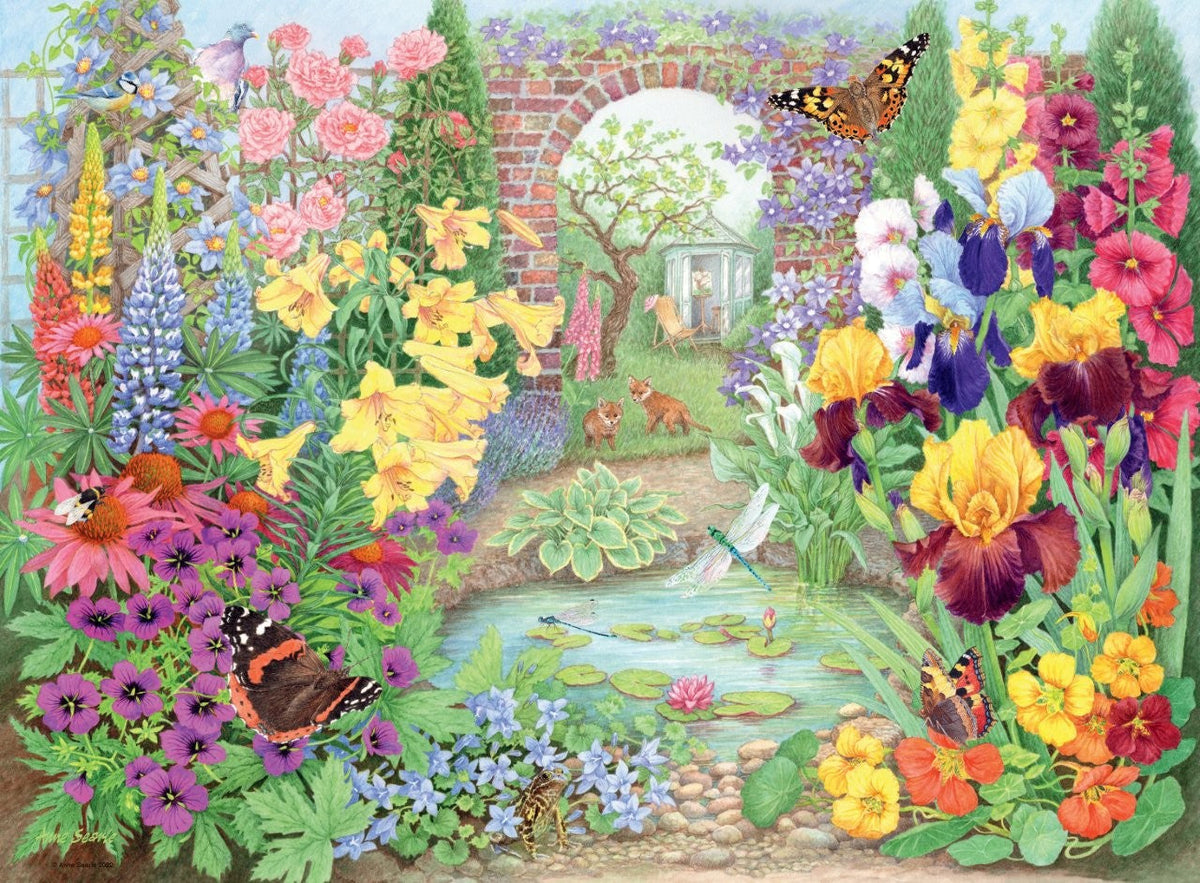 Happy Days: #4 Glorious Gardens 4x500pc [Ravensburger Puzzle]