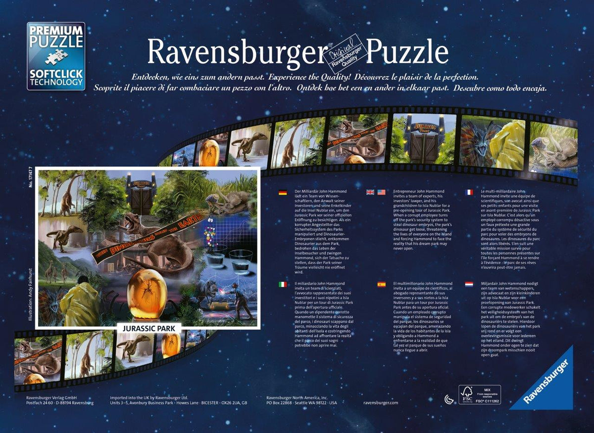 Jurassic Park 1000pc [Ravensburger Puzzle]
