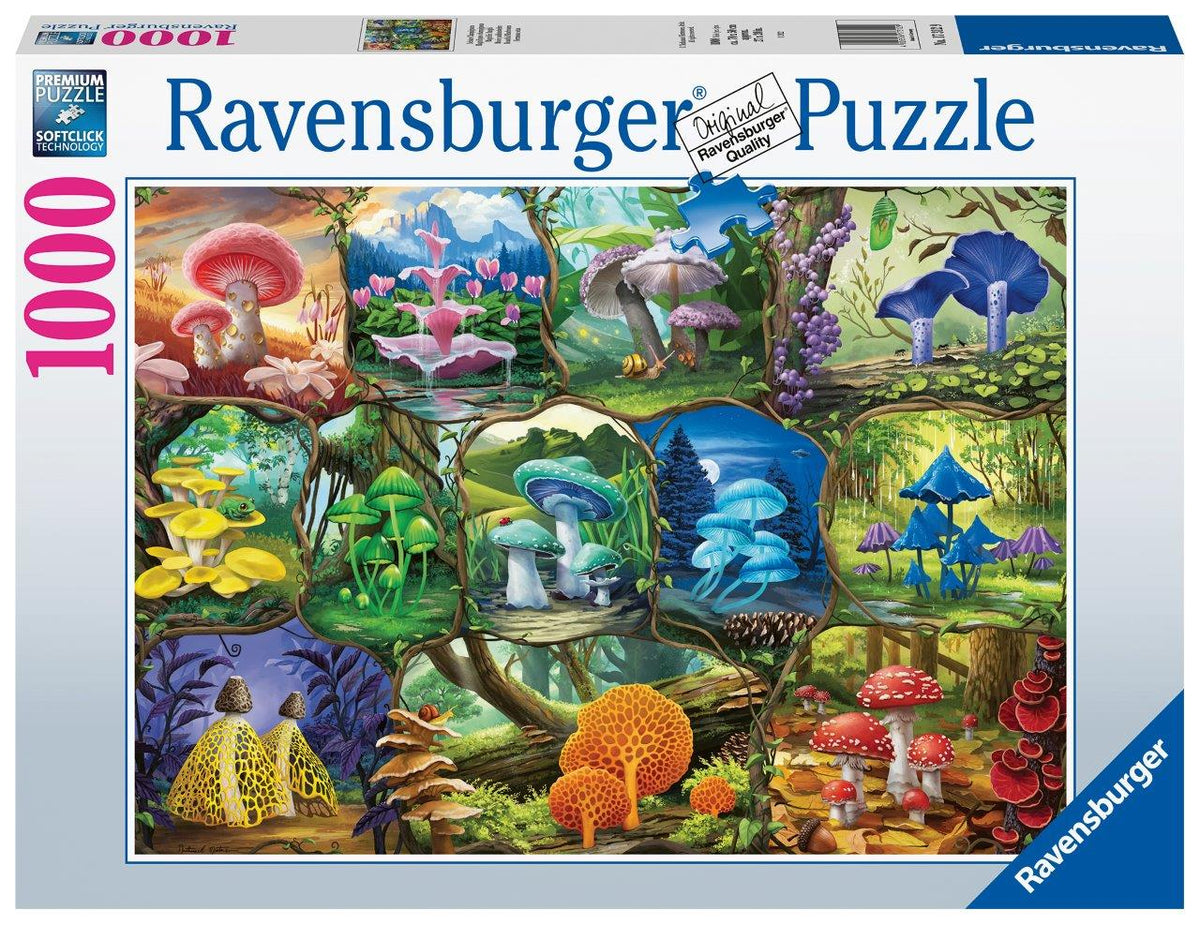 Beautiful Mushrooms 1000pc [Ravensburger Puzzle]