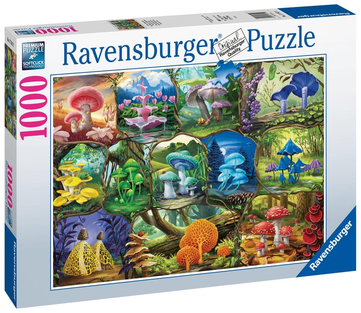 Beautiful Mushrooms 1000pc [Ravensburger Puzzle]