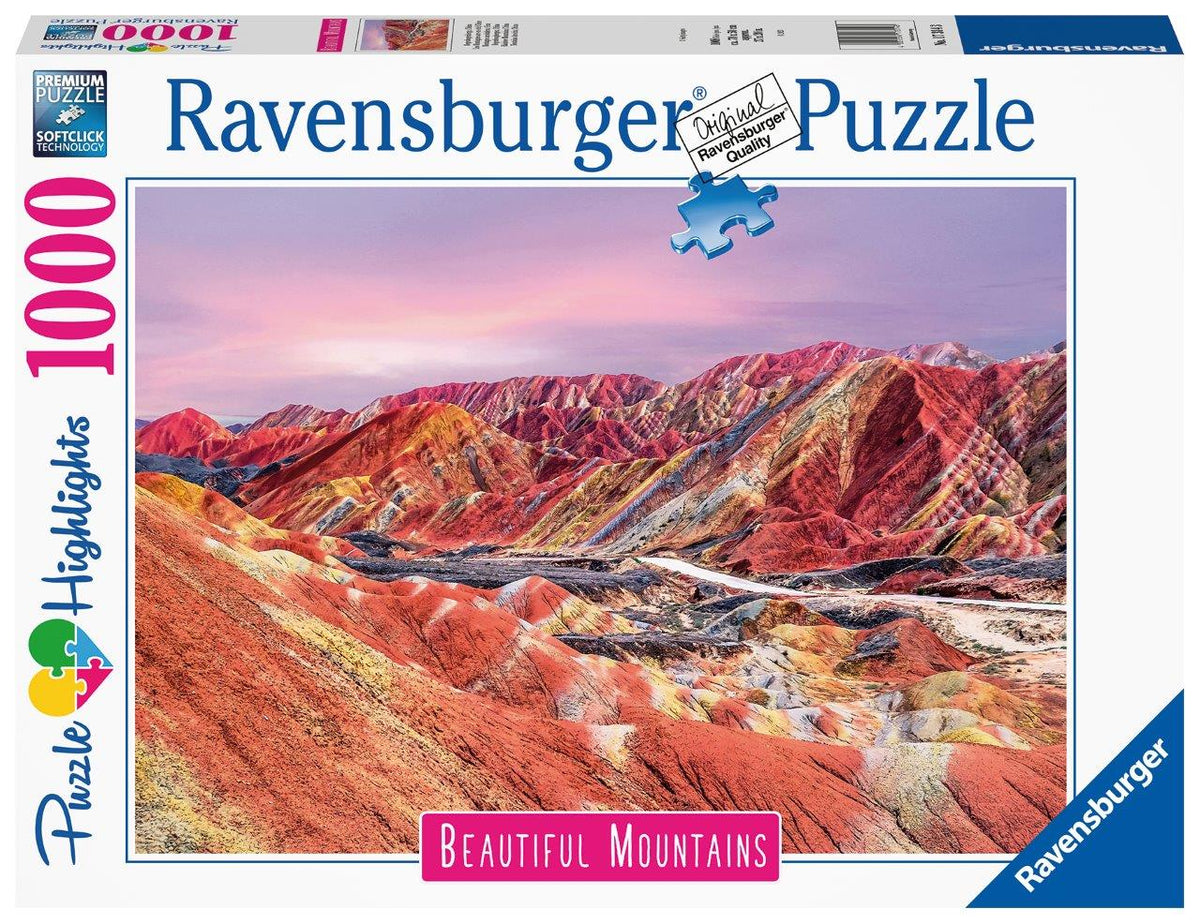 Rainbow Mountains, China 1000pc [Ravensburger Puzzle]