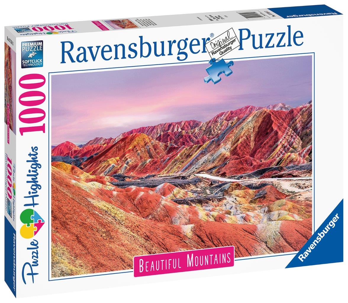 Rainbow Mountains, China 1000pc [Ravensburger Puzzle]