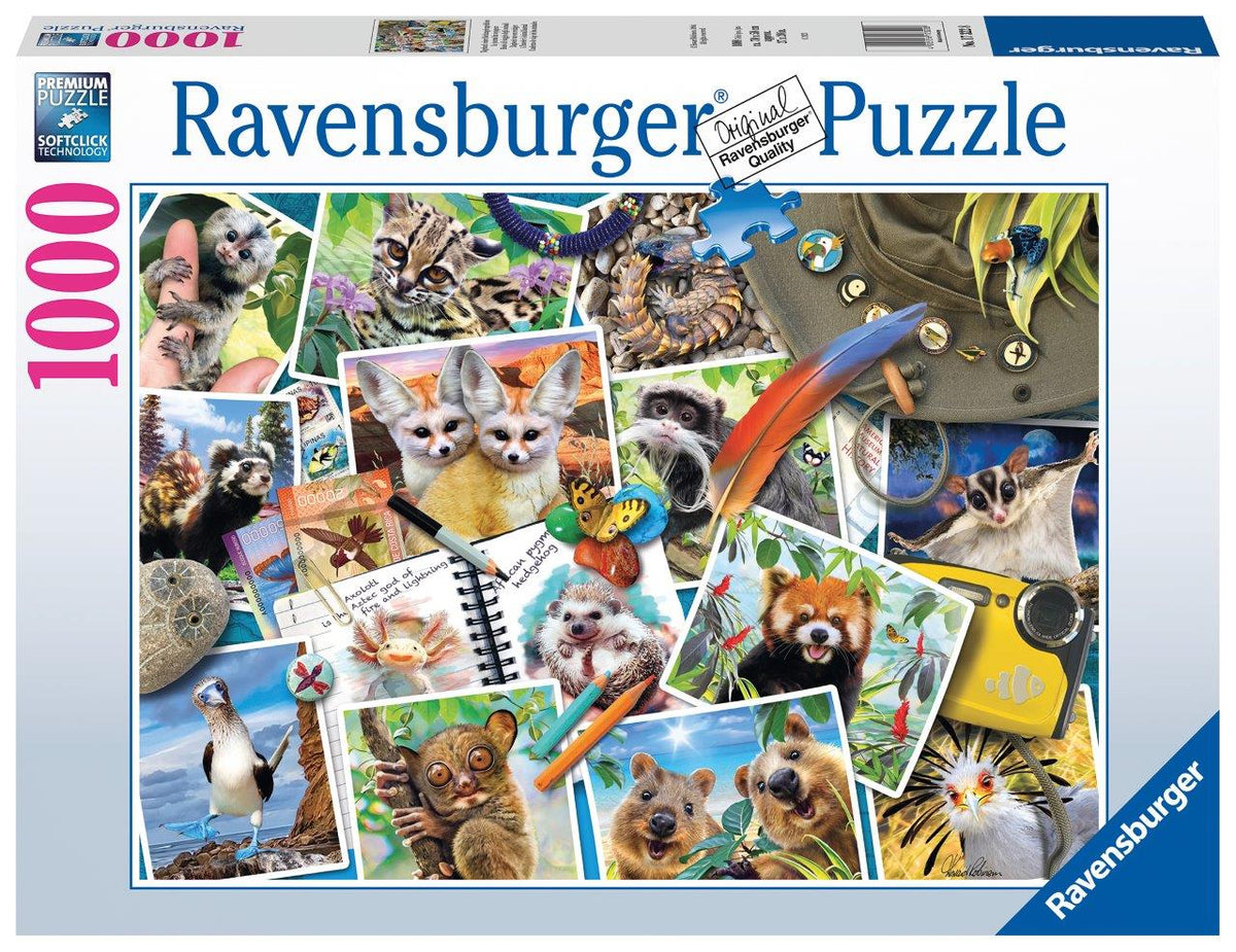 A Travelers Animal Jounal 1000pc [Ravensburger Puzzle]