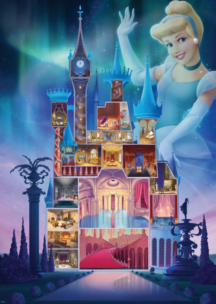 Disney Castles - Cinderella 1000pc [Ravensburger Puzzle]