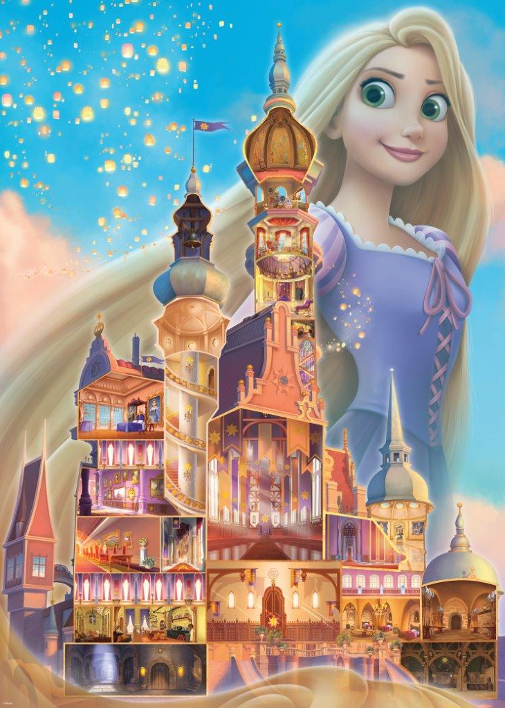 Disney Castles - Rapunzel 1000pc [Ravensburger Puzzle]