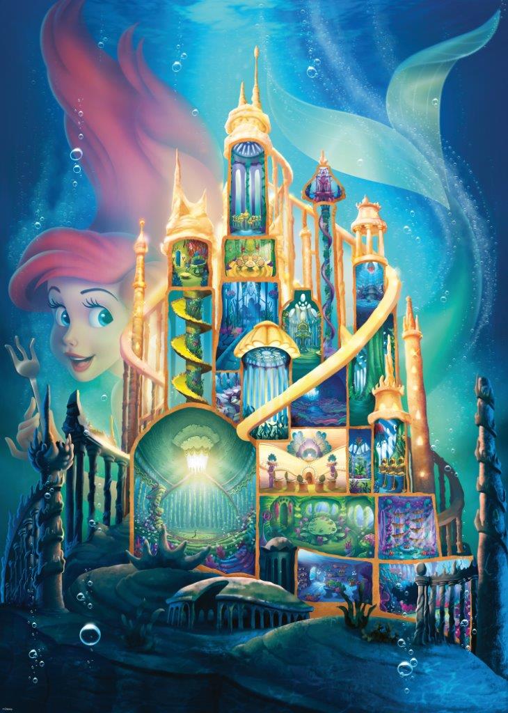 Disney Castles - Ariel 1000pc [Ravensburger Puzzle]