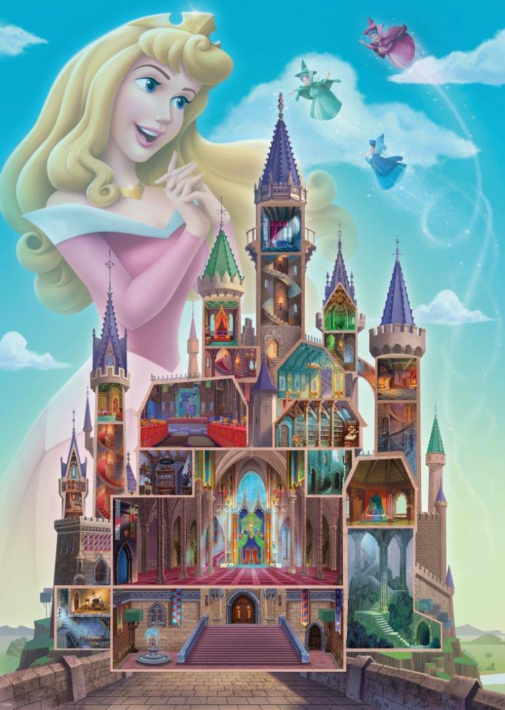 Disney Castles - Aurora 1000pc [Ravensburger Puzzle]