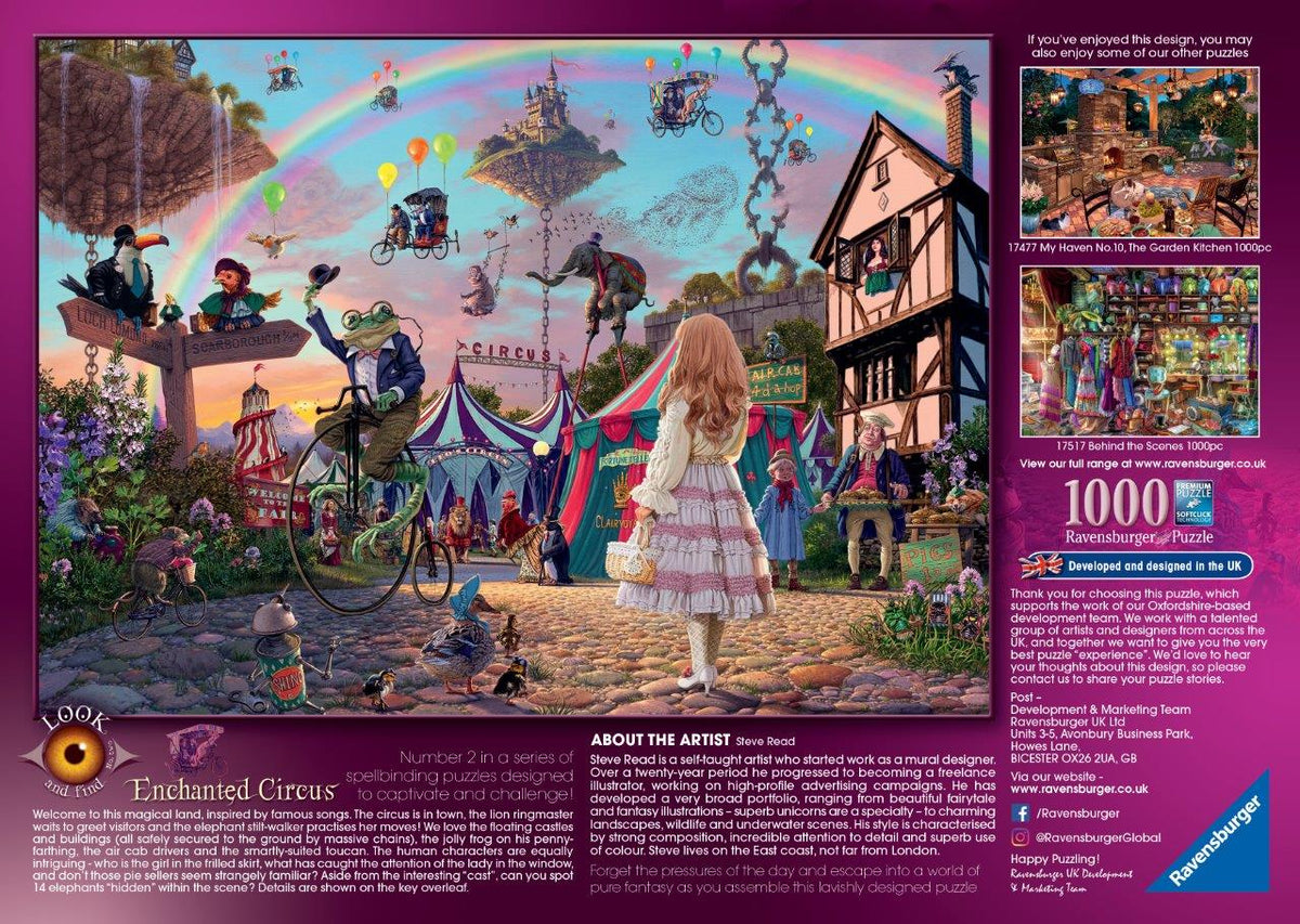 Look & Find: Enchanted Circus 1000pc [Ravensburger Puzzle]